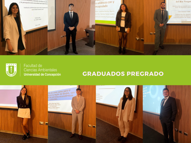 Conoce a nuestros estudiantes graduados de Ingeniería Ambiental durante abril