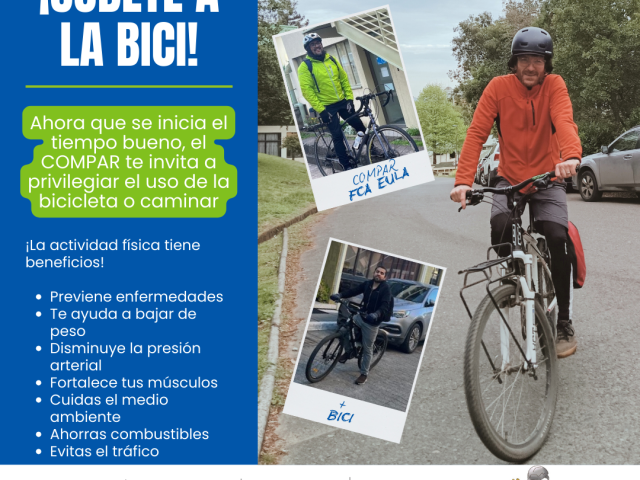 ¡Súbete a la bici!: COMPAR FCA-EULA te invita a desplazarte de manera más sustentable