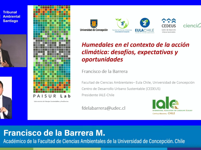 Dr. Francisco de la Barrera fue parte del grupo de Especialistas que analizó los desafíos de la Justicia Ambiental en la protección de la biodiversidad en el VI Foro Internacional de Justicia Ambiental