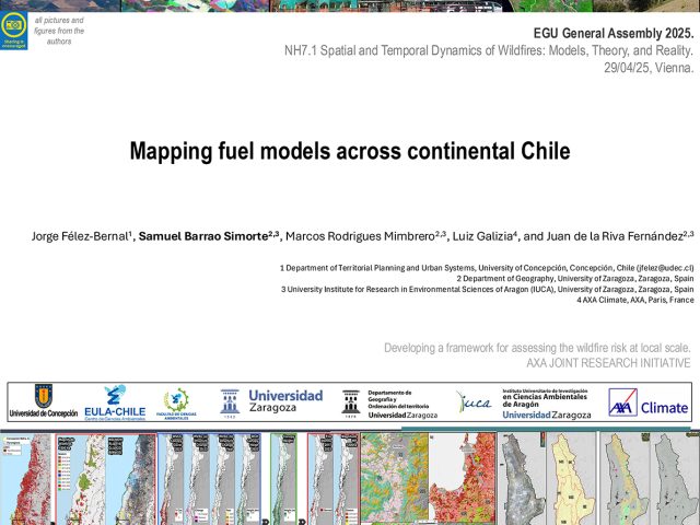 Trabajos de investigador FCA UdeC y Centro EULA Chile, Jorge Félez, son presentados en congreso internacional EGU 2025