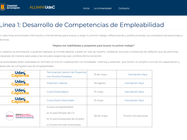 Sé parte del Programa Mundo Laboral y Empleabilidad 2025