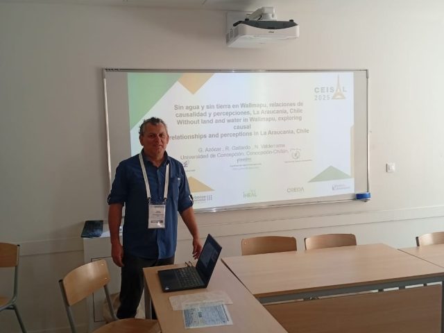 Académico de la Facultad de Ciencias Ambientales UdeC participa en Congreso CEISAL 2025 en París