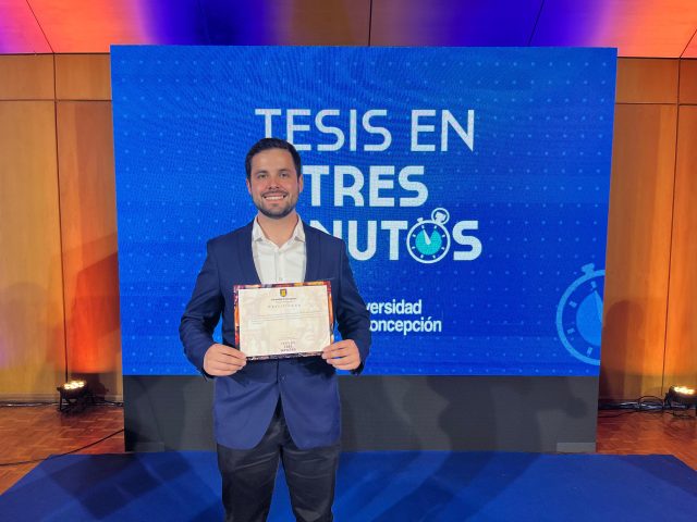 Estudiante del Magíster en Ciencias Ambientales fue uno de los ganadores en concurso Tesis en 3 Minutos de Postgrado UdeC