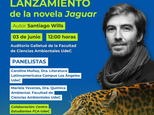 Participa en el lanzamiento de la novela Jaguar del escritor y periodista colombiano Santiago Wills